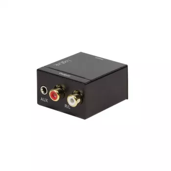 LogiLink CA0101 Toslink / RCA / Klinke Audio Adapter Schwarz