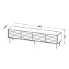 Cama CORTINA 4D TV-Schrank 200x40x55 schwarz