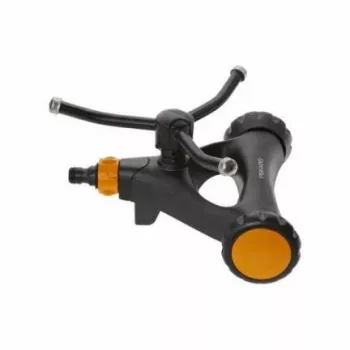 Fiskars 1023657 Wassersprinkler Metall Schwarz, Orange