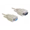 Serielles Kabel DeLOCK Sub-D9 84016 5m Beige