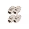 Digitus CAT 8.1 Keystone-Modul geschirmt werkzeugfreier Anschluss 4 Stück