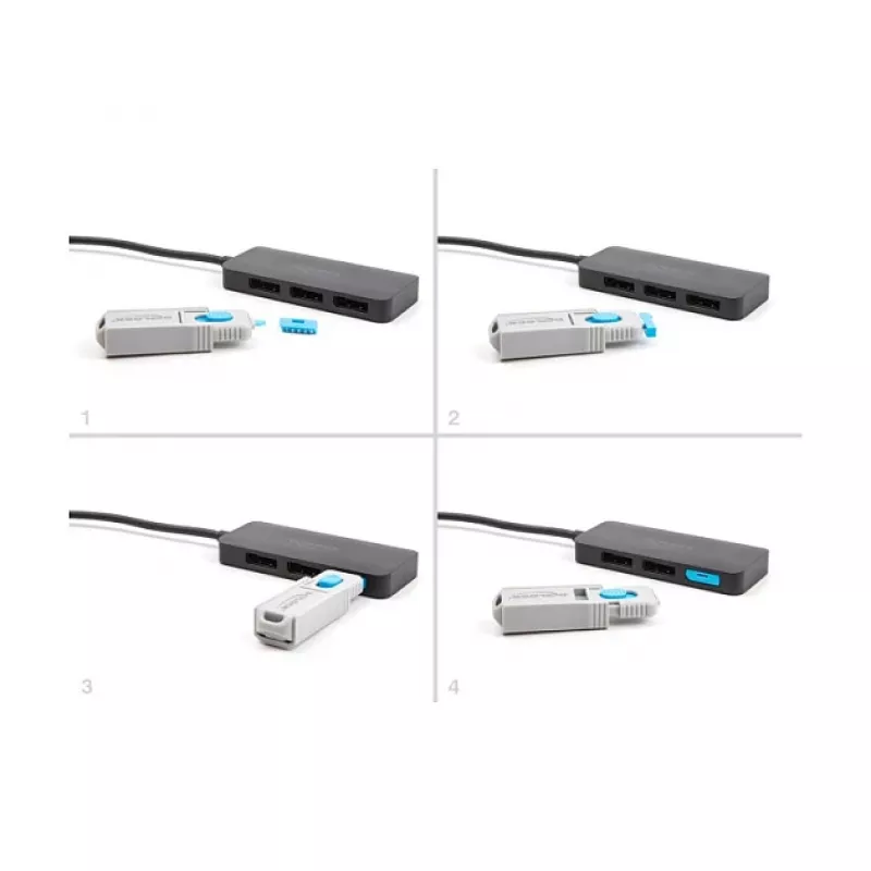 Portblocker DeLOCK 20927 DisplayPort 4 Stück + Sperrwerkzeug