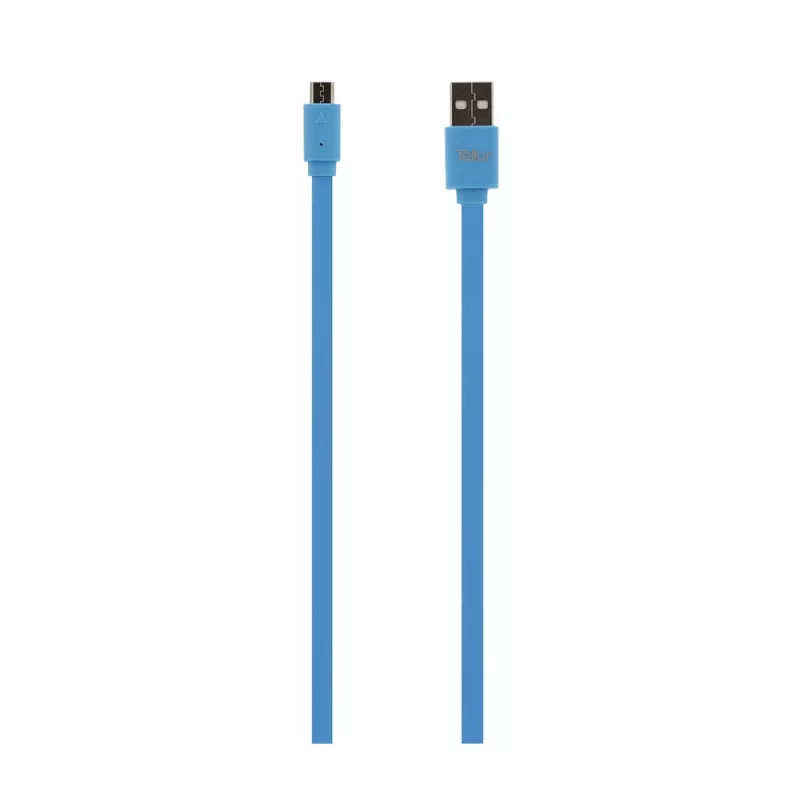 USB-Kabel Tellur TLL155011 1m USB A Micro-USB A Blau