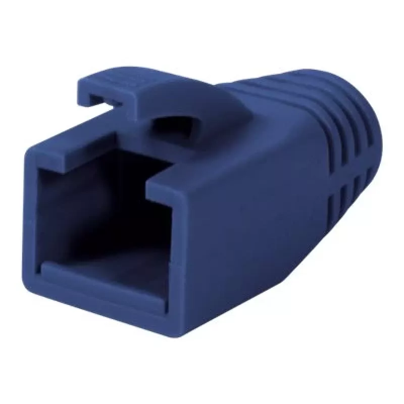 Logilink | RJ45-Stecker-Zugentlastungstülle, 8,0 mm (50 Stk.) | MP0035B | Blau