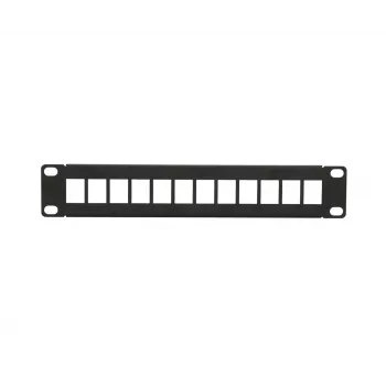 Patchpanel Extralink 12-Port UTP 10 Zoll Metallgehäuse, schwarz