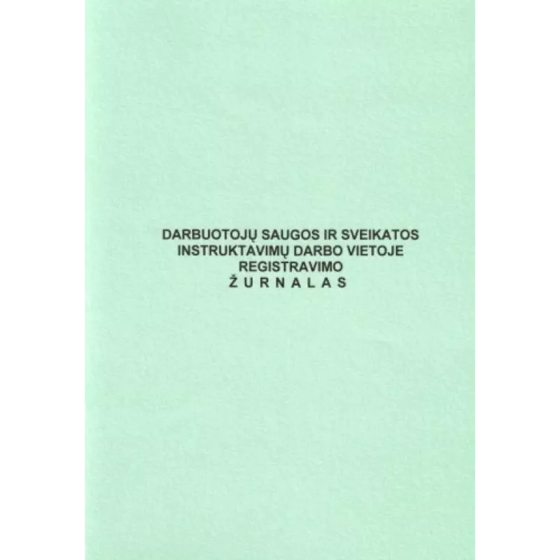 Arbeitssicherheits- und Gesundheitsschutz-Anweisungsprotokollbuch, A4, 24 Seiten (0720-024)