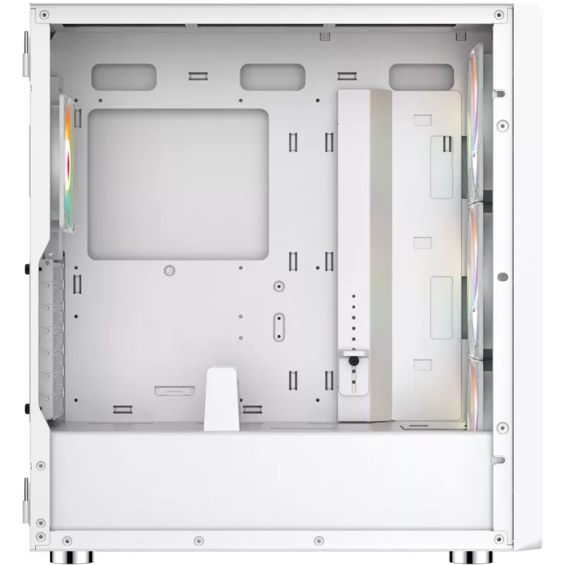 PC-Gehäuse Silentware Air 100 White — Mid-Tower ATX-kompatibel, weiße Oberfläche
