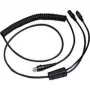 Honeywell - Tastaturweiche / Netzwerkkabel - RJ-45 (M) - PS/2, 6-polig, Netzteil - 3,0m - aufgespult - Schwarz (CBL-720-300-C00)