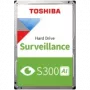 HDD Videoüberwachung TOSHIBA S300 AI 8TB CMR, 3,5'', 512MB, 7200U/min, SATA, 64 Kameras, 24/7, TBW: 550