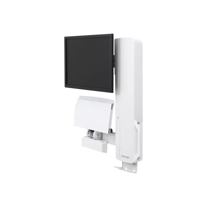 Monitorhalterung Ergotron 61-081-062 61 cm (24 Zoll) Wand Weiß