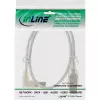 Microconnect USBAB5ANGLED-L USB-Kabel USB 2.0 5 m USB A USB B Weiß