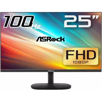 ASRock | Monitor | CL25FF | 24,5 Zoll | IPS | 16:9 | 100 Hz | 1 ms | HDMI-Anschlüsse 1 | Schwarz