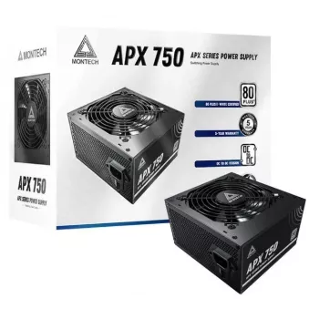 Montech APX750 Netzteil 750 W 20+4-Pin ATX ATX Schwarz