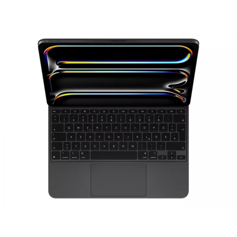 Apple Magic Tastatur für iPad Pro 13 Zoll M4 Deutsch Schwarz QWERTZ Trackpad