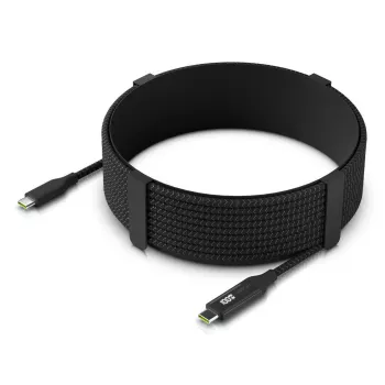 USB-C-zu-USB-C-Kabel UBIQUITI AFI-CABLE-USB-7M – 7 m, magnetisch abgeschirmt, schwarz/grau