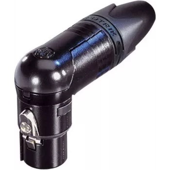 Neutrik XLR-Buchse, gewinkelt Polzahl: 7 Schwarz NC7FRX-B 1 Stk. (NC7FRX-B)