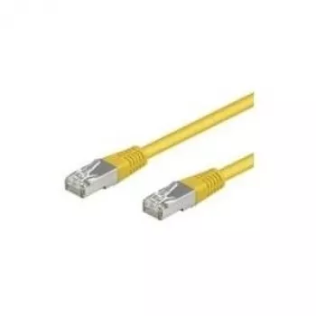 Wentronic Goobay CAT 5e Patchkabel, SF/UTP, Gelb, 5 m - CCA Kupfer-Mix (68068)