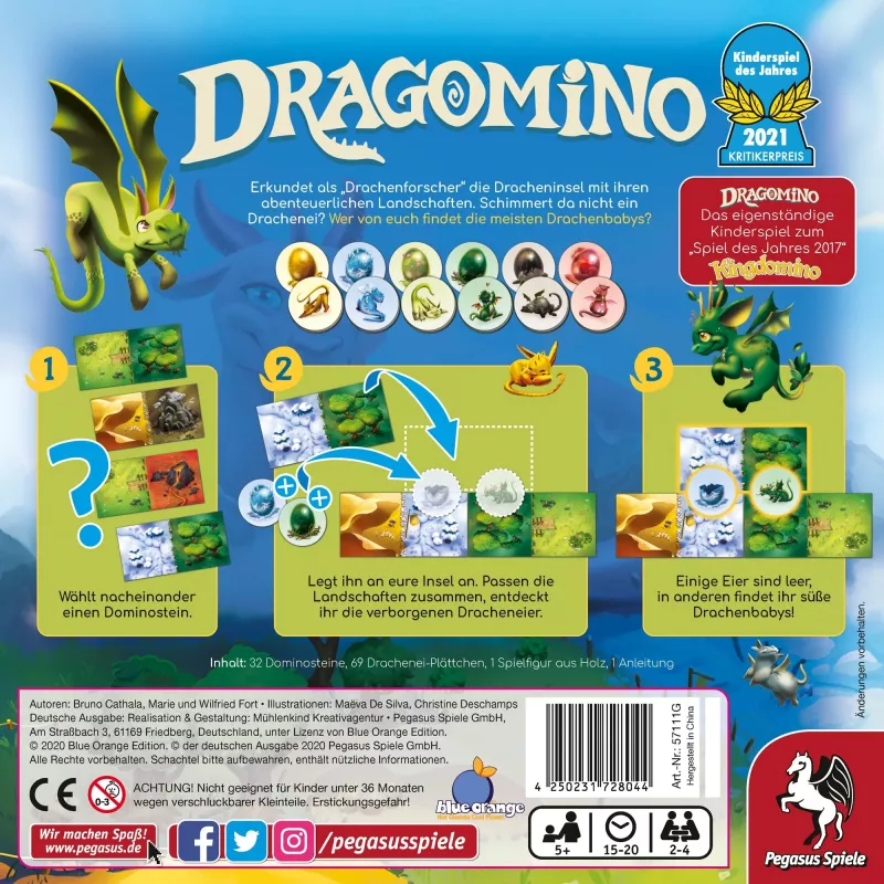Dragomino, Brettspiel Kinderspiel des Jahres 2021