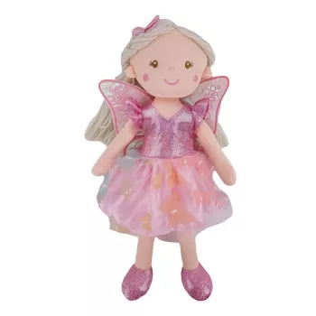 TULILO Kalina Stoffpuppe 38 cm — weiche Stoffspielpuppe für Kinder