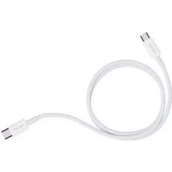PEDEA Schnelllade- und Datenkabel USB-C/USB-C, Weiß (1 Meter) (60040120)