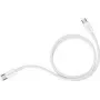 PEDEA Schnelllade- und Datenkabel USB-C/USB-C, Weiß (1 Meter) (60040120)