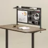 Ergo Office Schreibtisch-Trennwand / Organizer, max. Belastung 10 kg, Whiteboard, Breite 1116 mm, schwarz, ER-301 B