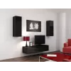 Cama TV-Ständer VIGO 140 30/140/40 schwarz/schwarz glänzend