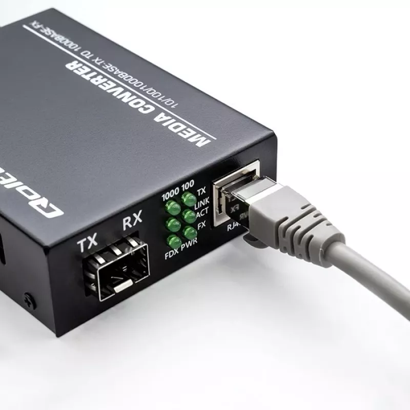 Media Converter SWITCH Ethernet 1x RJ45 1x SFP