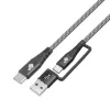 USB-A-auf-C-Kabel TB AKTBXKUCTOA120B 1,2 m, schwarz
