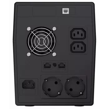 Unterbrechungsfreie Stromversorgung Green Cell UPS09 — Line-Interactive 3 kVA / 1400 W, 230 V, LCD, Tower, 5x Typ-F-Steckdosen