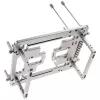 Mini-Banktischgehäuse Streacom BC1 Mini V2 silber — kompakter Open-Frame-Rahmen
