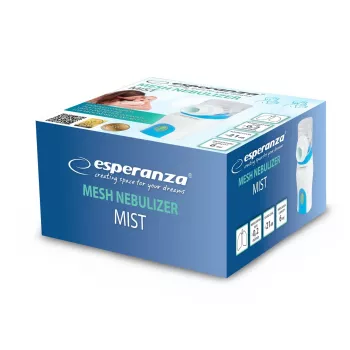 Tragbarer Inhalator ESPERANZA ECN005 — kompakter Taschenvernebler, 0,2 ml/min, 21 dB, USB, 2×AA