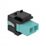 Keystone-Modul LC Duplex Buchse auf LC Duplex Buchse DeLOCK