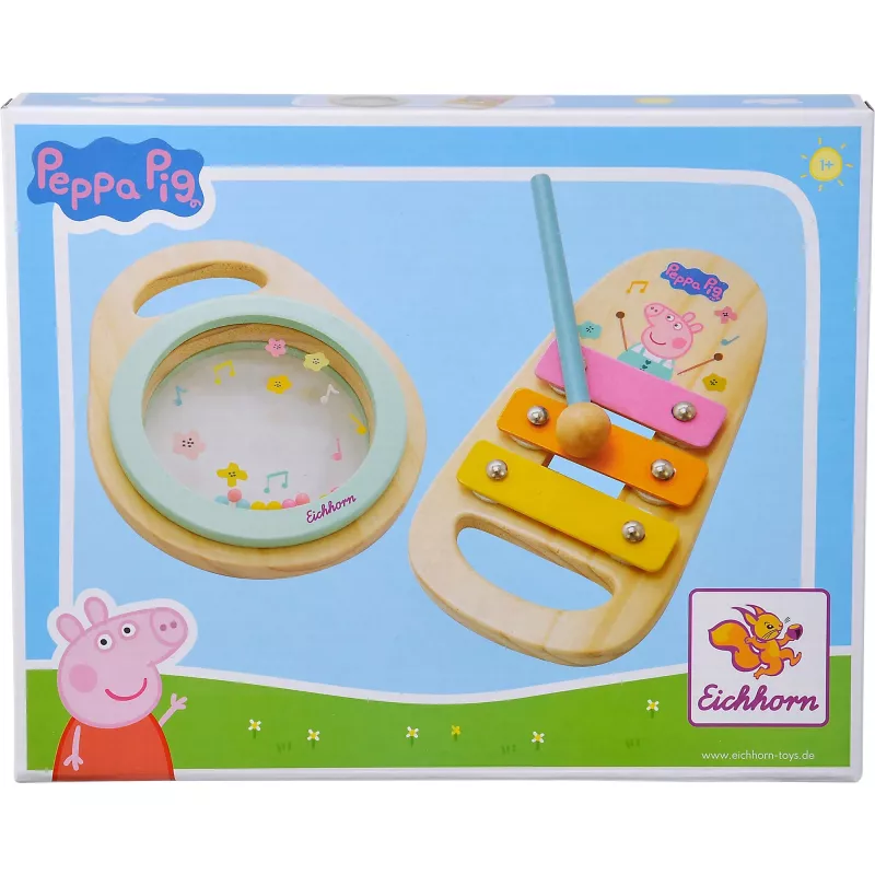 Peppa Pig Wood-Musikset, Musikspielzeug 2-teilig