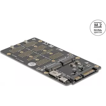 DELOCK M.2 Key M NVMe SSD zu OCuLink SFF-8612 Konverter-Adapter (Modell 64294)