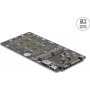 DELOCK M.2 Key M NVMe SSD zu OCuLink SFF-8612 Konverter-Adapter (Modell 64294)