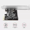 Axagon PCES-SJ2 Schnittstellenkarten/Adapter Intern SATA