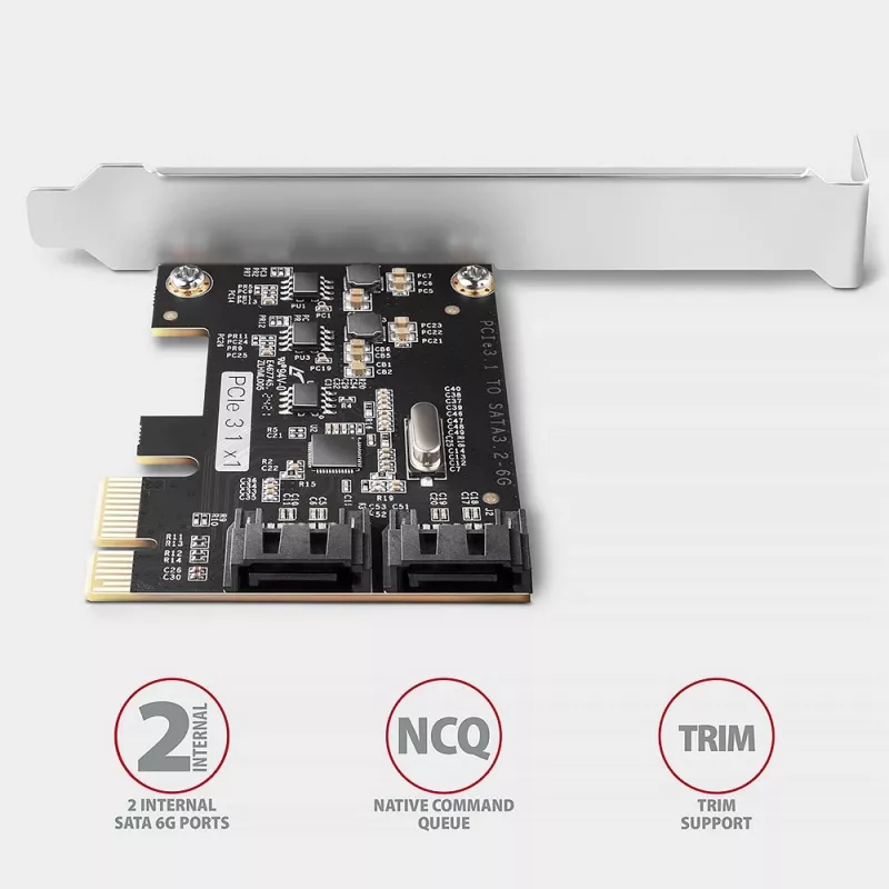 Axagon PCES-SJ2 Schnittstellenkarten/Adapter Intern SATA