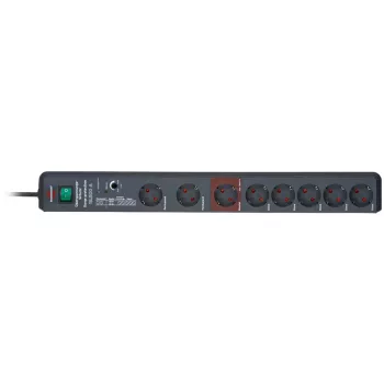 Brennenstuhl 1159490936 Verlängerungskabel 3 m 8 AC-Steckdose(n) Anthrazit