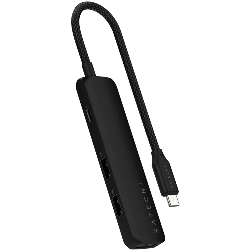 Satechi ST-P4SK Interface Hub USB Type-C 10000 Mbit/s Schwarz