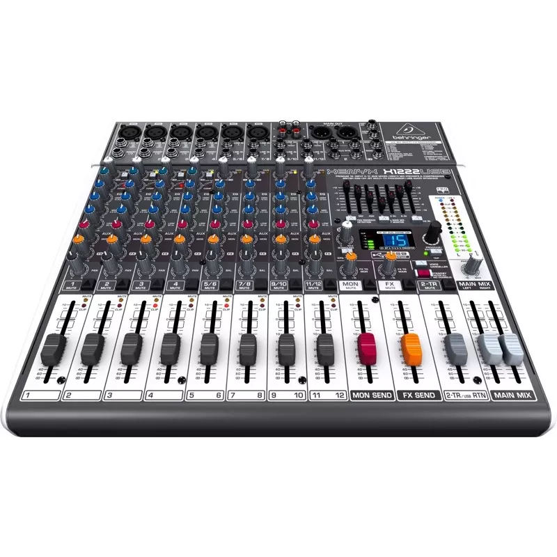 Behringer X1222USB Audiomixer 4 Kanäle
