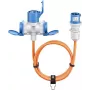 Goobay CEE-Adapterkabel CEE-Stecker auf 1x CEE-Kupplung und 2x Schutzkontakt-Kupplung 1 (76231)