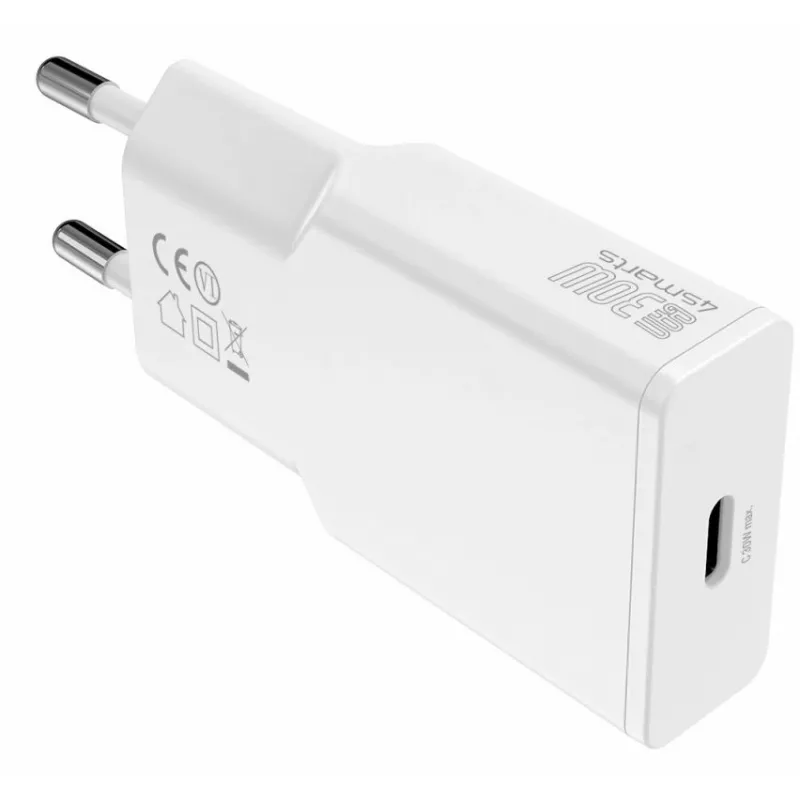 Indoor-Ladegerät 4smarts 541124 Smartphone Weiß AC Schnellladung