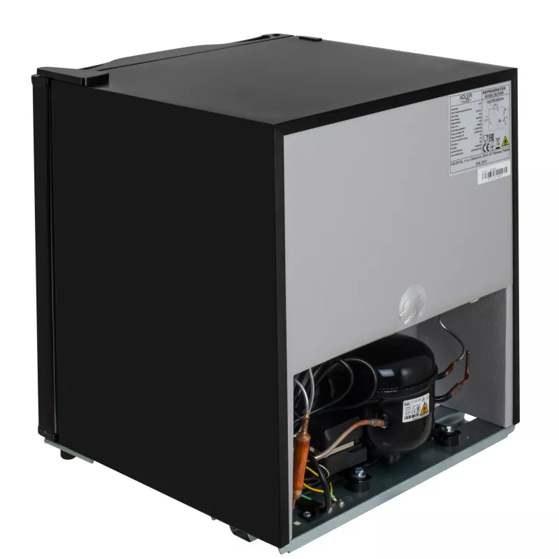 Adler Kühlschrank | AD 8096 | Energieeffizienzklasse E | Freistehend | Larder | Höhe 49,5 cm | Kühlschrank-Nutzinhalt 45 L | 39 dB | Schwarz