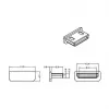 Buchsen-Schutzkappe HDMI mini-C DeLOCK 64028