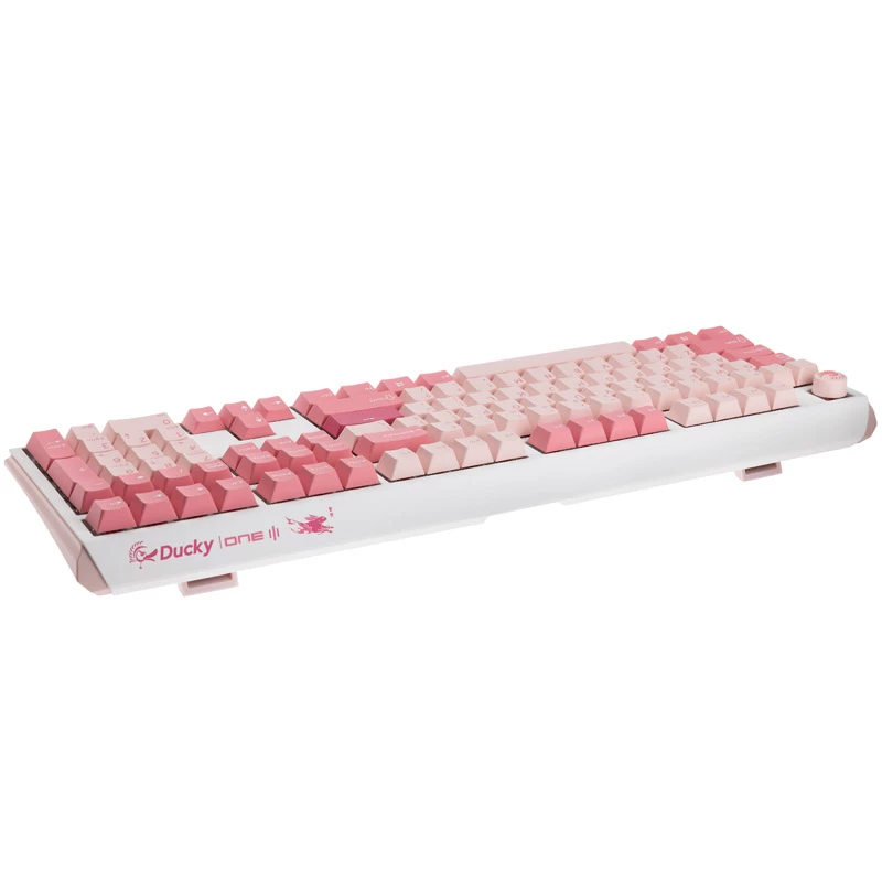 Ducky One 3 Gossamer Pink Tastatur Gaming USB US Englisch Pink, Weiß