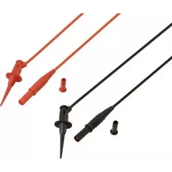 Voltcraft MSL-525 Testkabel 4 mm Sicherheitsstecker 1,2 m Rot Schwarz 1 Paar (VC-17182165)