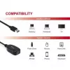 Equip 133347 USB-Kabel USB 3.2 Gen 1 (3.1 Gen 1) 10 m USB A Schwarz