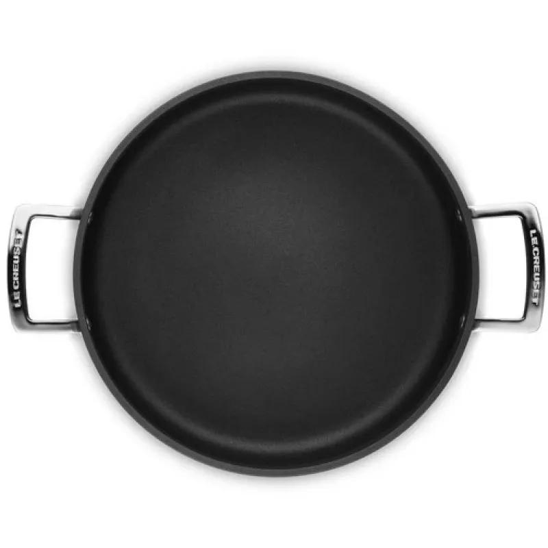 Le Creuset Toughened Non-Stick Sauteuse mit Glasdeckel 28 cm