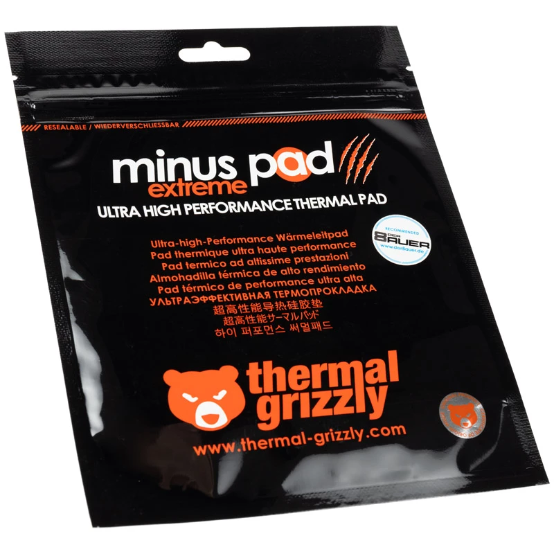 Wärmeleitpad Thermal Grizzly TG-MPE-120-20-15 Dichte 3,38 g/cm³ Rosa 20x120x1,5 mm